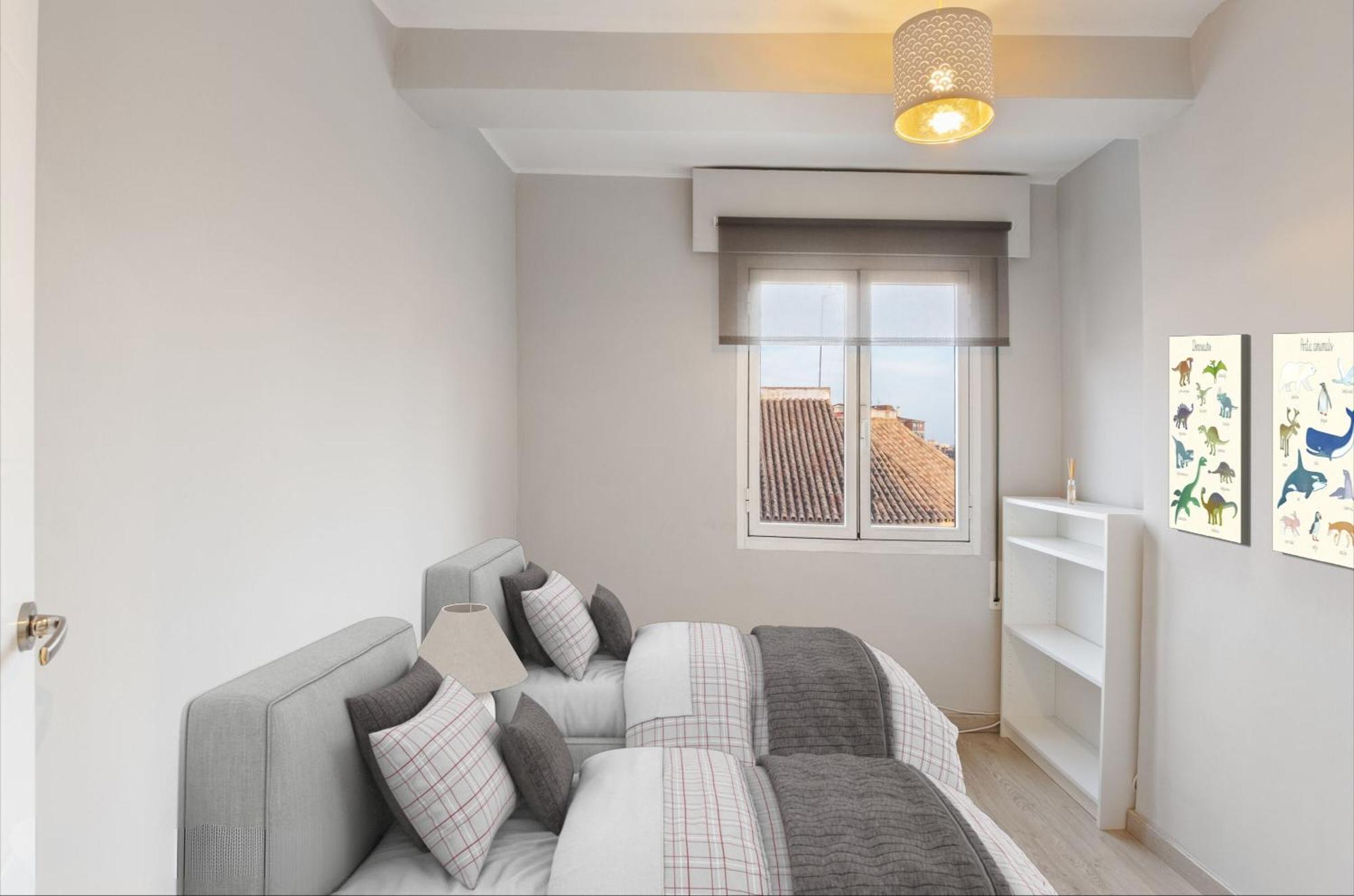Apartamento De 3 Habitaciones En El Centro Málaga Exterior foto